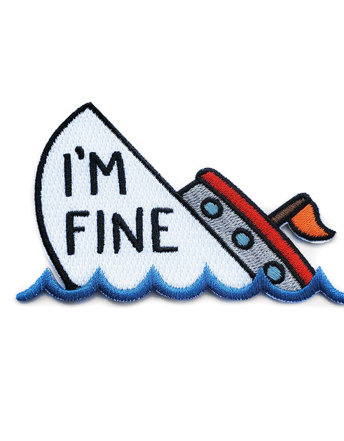 Load image into Gallery viewer, I'm Fine Patch by Kolorspun
