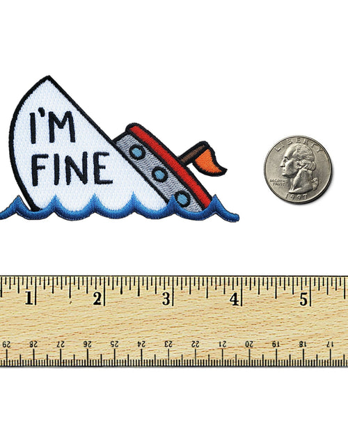 Load image into Gallery viewer, I'm Fine Patch by Kolorspun
