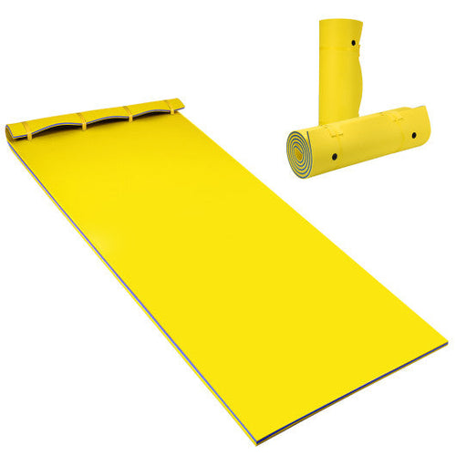Load image into Gallery viewer, 3 Layer Floating Water Pad Foam Mat-Yellow

