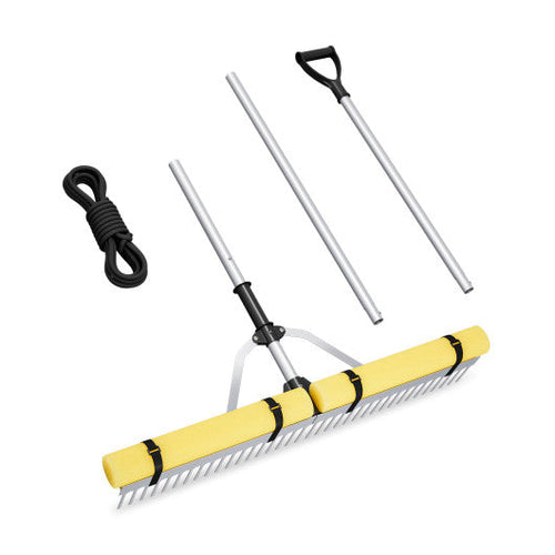 Load image into Gallery viewer, Floating Weed Lake Rake 36” Aquatic Pond Weed Cutter with Foam Floats
