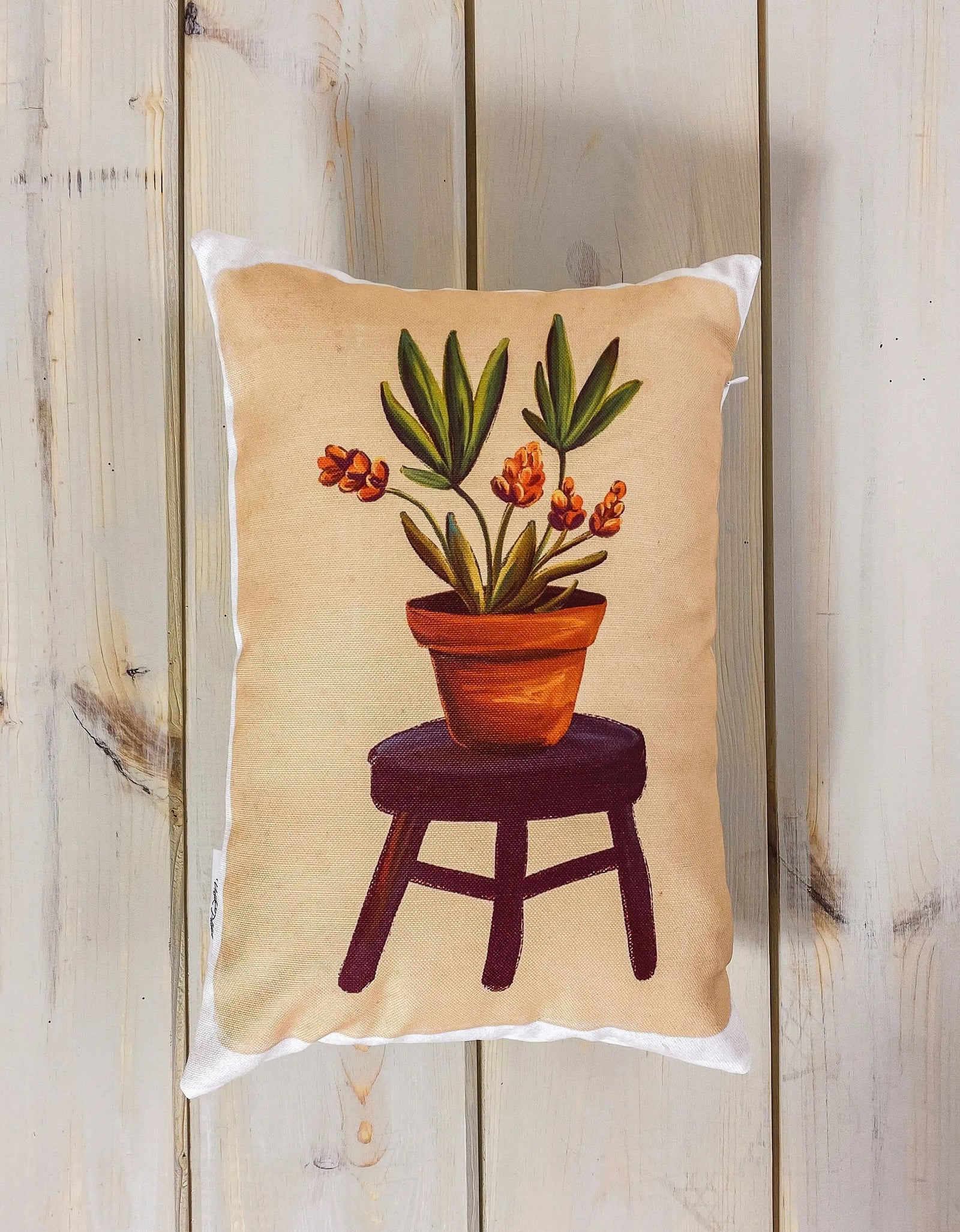 Flower Pot | Pillow Cover | 12x18 | Greenhouse Collection | Floral | Flower Bouquet | Throw Pillow | Accent Pillow Covers | Gift for her by UniikPillows