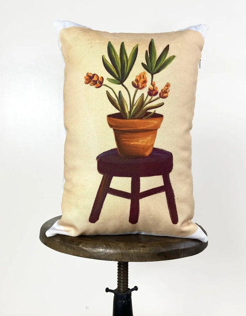 Load image into Gallery viewer, Flower Pot | Pillow Cover | 12x18 | Greenhouse Collection | Floral | Flower Bouquet | Throw Pillow | Accent Pillow Covers | Gift for her by UniikPillows
