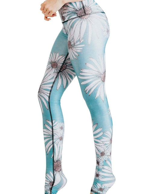 Load image into Gallery viewer, Flower Child Printed Yoga Leggings by Yoga Democracy
