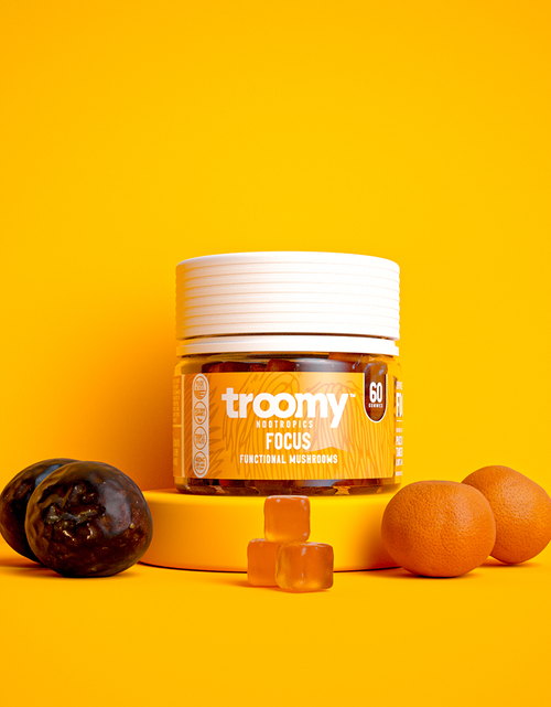 Load image into Gallery viewer, Focus: Lion's Mane Mushroom Gummies by Troomy Nootropics
