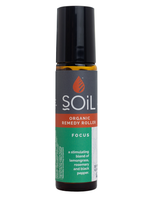 Load image into Gallery viewer, Focus - Organic Remedy Roller by SOiL Organic Aromatherapy and Skincare
