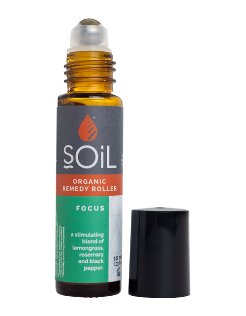 Load image into Gallery viewer, Focus - Organic Remedy Roller by SOiL Organic Aromatherapy and Skincare
