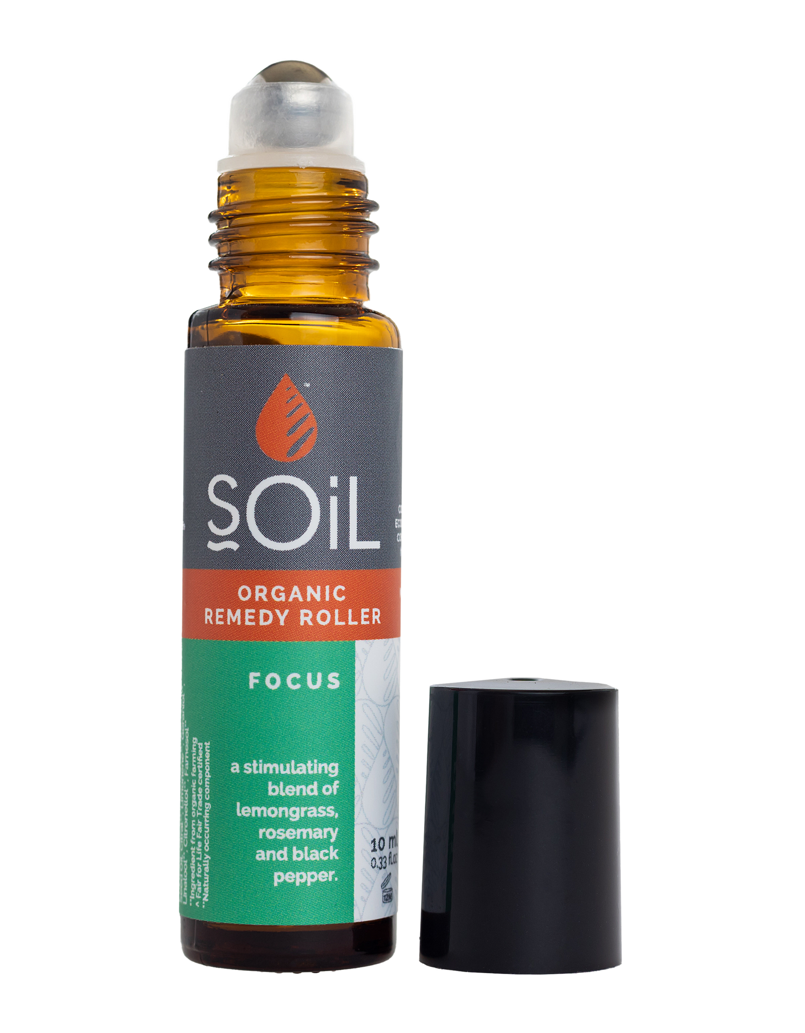 Focus - Organic Remedy Roller by SOiL Organic Aromatherapy and Skincare