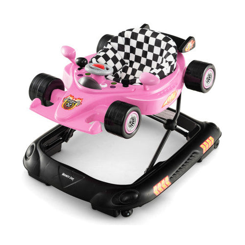 Load image into Gallery viewer, Convertible Baby Walker with 3 Adjustable Height Settings-Pink
