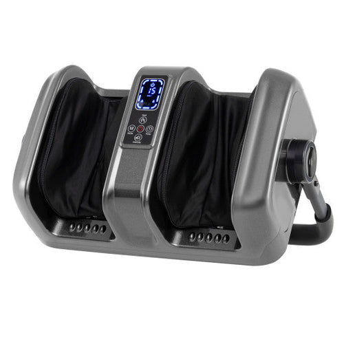Load image into Gallery viewer, Foot and Calf Massager with Heat Shiatsu Deep Kneading Rolling Smart Electric Leg Massager-Gray
