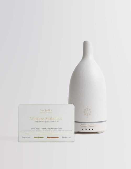 Load image into Gallery viewer, Ultrasonic Diffuser &amp; Essential Oils Set by Four Truffles
