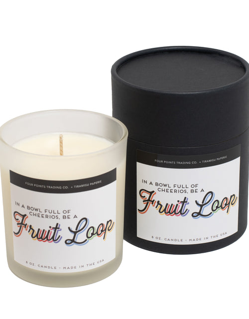 Load image into Gallery viewer, In A Bowl Of Cheerios 8oz Soy Candle by Four Points Trading Co.
