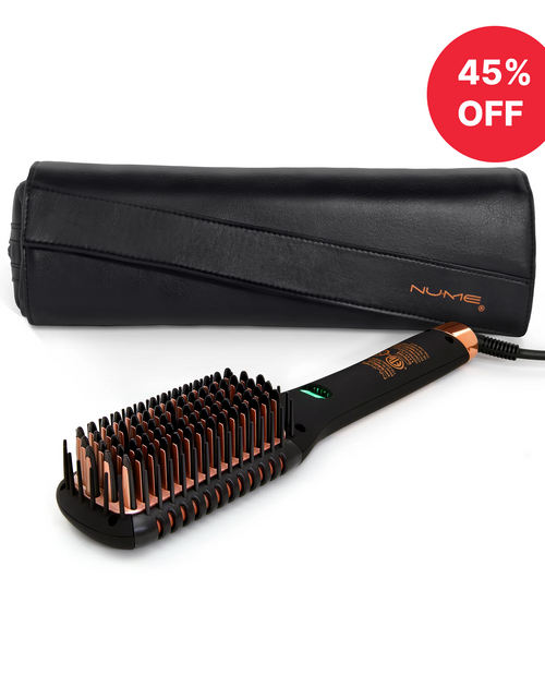 Load image into Gallery viewer, NuMe Straightening Heat Brush by NuMe
