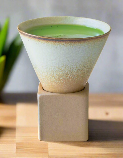 Load image into Gallery viewer, Beige Coffee Mug with Base  - 6.8 oz/200ml by Aprika Life
