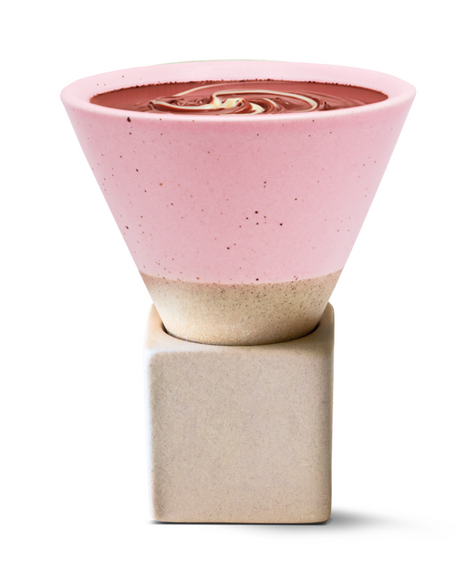 Load image into Gallery viewer, Pink Coffee Mug with Base - 6.8 oz/200ml by Aprika Life
