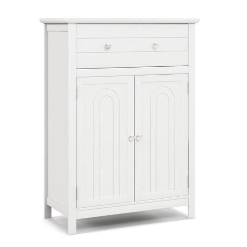 Load image into Gallery viewer, Free Standing Bathroom Storage Cabinet with Large Drawer
