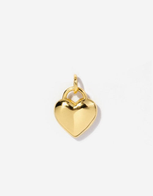 Load image into Gallery viewer, Freya Heart Necklace Charm by Little Sky Stone
