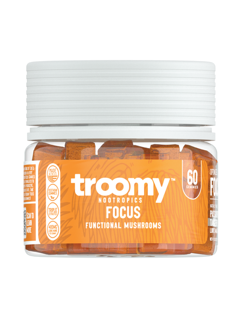 Load image into Gallery viewer, Focus: Lion's Mane Mushroom Gummies by Troomy Nootropics
