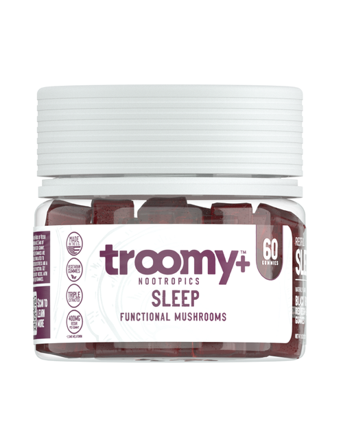 Load image into Gallery viewer, Sleep: Reishi + Melatonin Gummies by Troomy Nootropics
