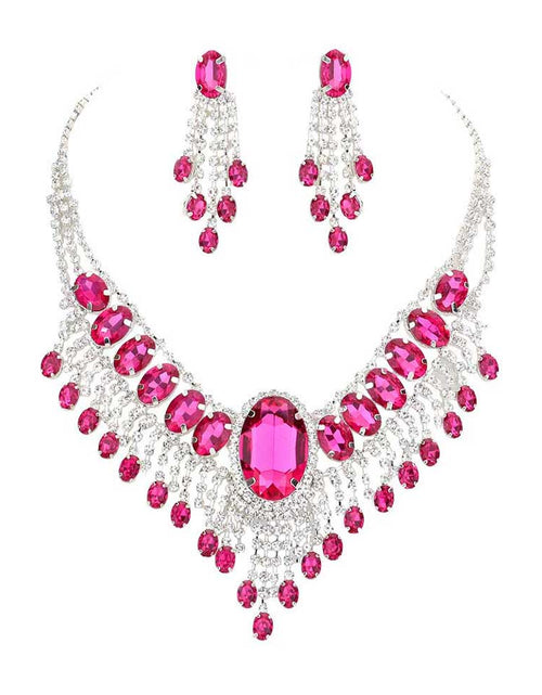 Load image into Gallery viewer, Glass Stone Ephemeral Wings Necklace by Madeline Love
