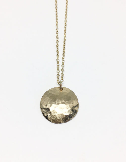 Load image into Gallery viewer, Full Moon Necklace by Jennifer Cervelli Jewelry
