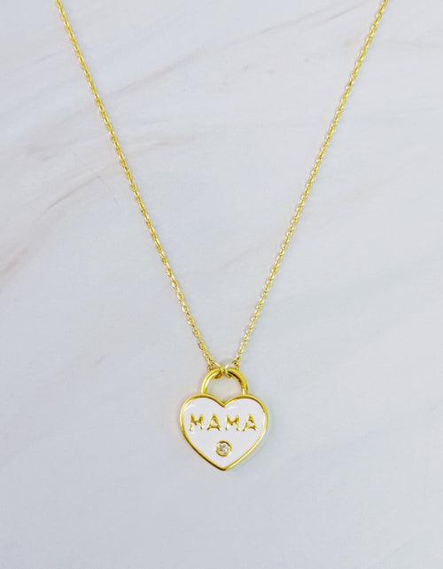 Load image into Gallery viewer, Pastel Locket Mama Necklace by Ellisonyoung.com
