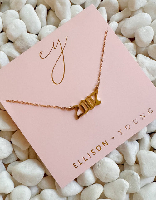Load image into Gallery viewer, Birth Year Necklace by Ellisonyoung.com
