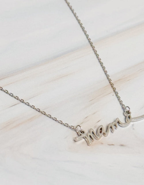 Load image into Gallery viewer, Mama Script Necklace by Ellisonyoung.com
