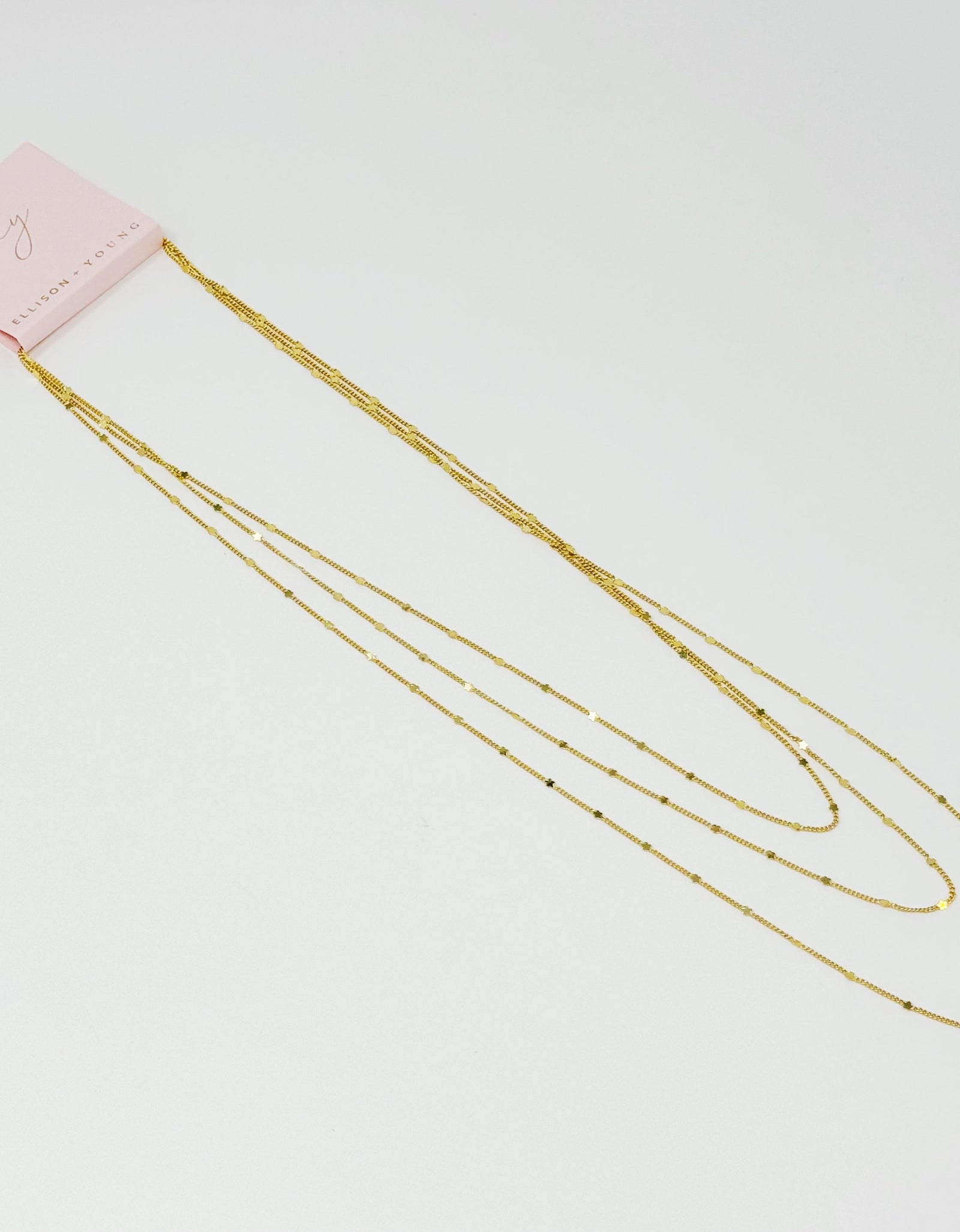 Show Me The Ways Necklace, Gold by Ellisonyoung.com