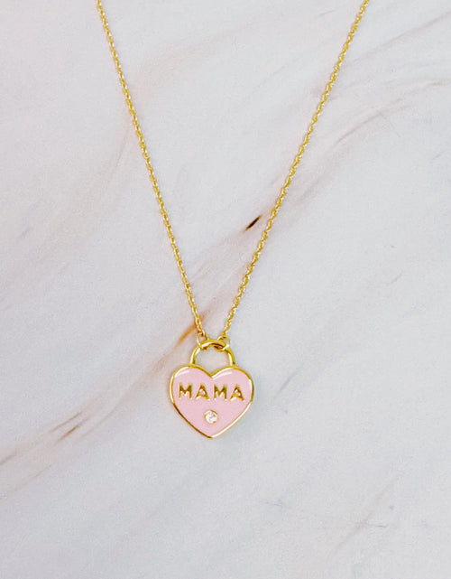 Load image into Gallery viewer, Pastel Locket Mama Necklace by Ellisonyoung.com
