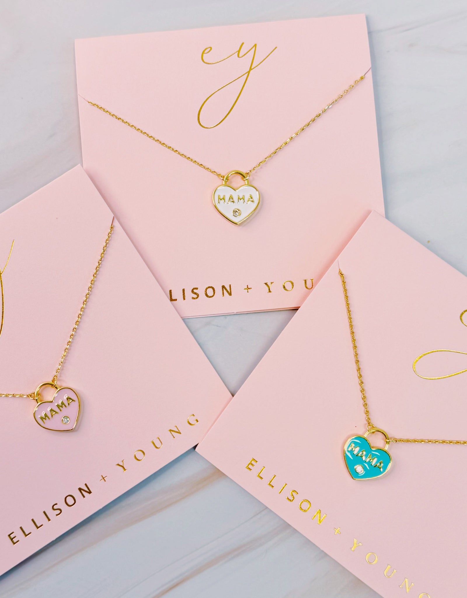 Pastel Locket Mama Necklace by Ellisonyoung.com
