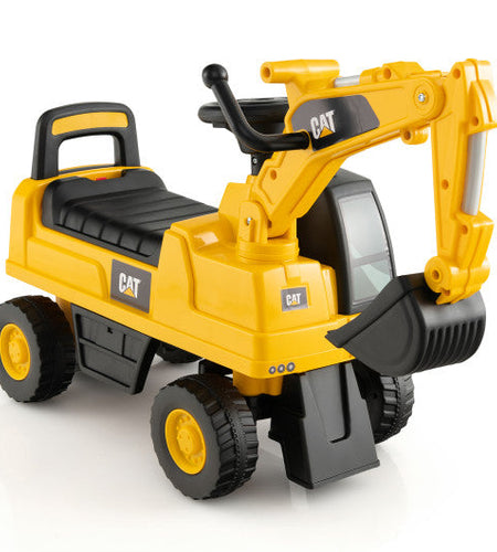 Licensed Caterpillar Kids Ride-On Digger-Yellow