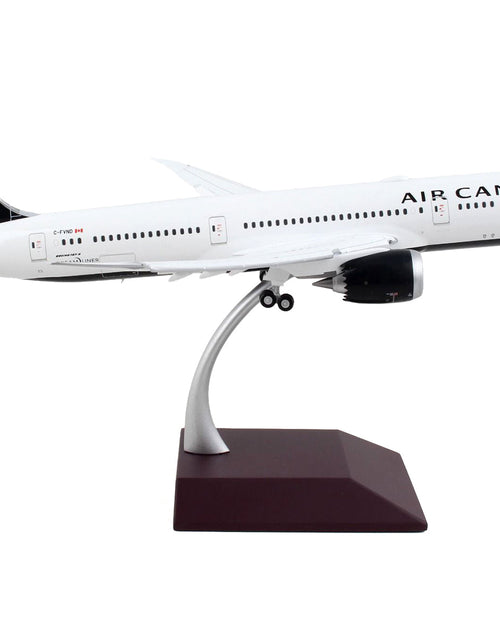 Load image into Gallery viewer, Boeing 787-9 Commercial Aircraft with Flaps Down "Air Canada" White with Black Tail "Gemini 200" Series 1/200 Diecast Model Airplane by GeminiJets
