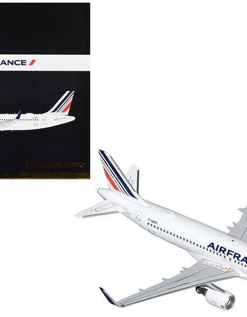 Load image into Gallery viewer, Airbus A320 Commercial Aircraft "Air France" White with Tail Stripes "Gemini 200" Series 1/200 Diecast Model Airplane by GeminiJets
