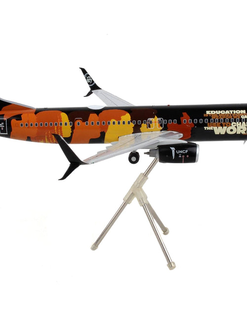Load image into Gallery viewer, Boeing 737-900ER Commercial Aircraft "Alaska Airlines - Our Commitment" Black with Graphics "Gemini 200" Series 1/200 Diecast Model Airplane by GeminiJets
