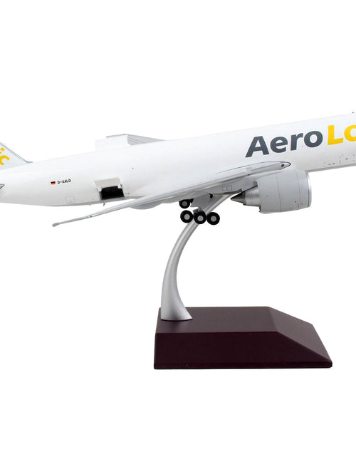 Load image into Gallery viewer, Boeing 777F Commercial Aircraft "AeroLogic" White "Gemini 200 - Interactive" Series 1/200 Diecast Model Airplane by GeminiJets
