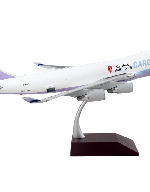 Load image into Gallery viewer, Boeing 747-400F Commercial Aircraft "China Airlines Cargo" White with Purple Tail "Gemini 200 - Interactive" Series 1/200 Diecast Model Airplane by GeminiJets
