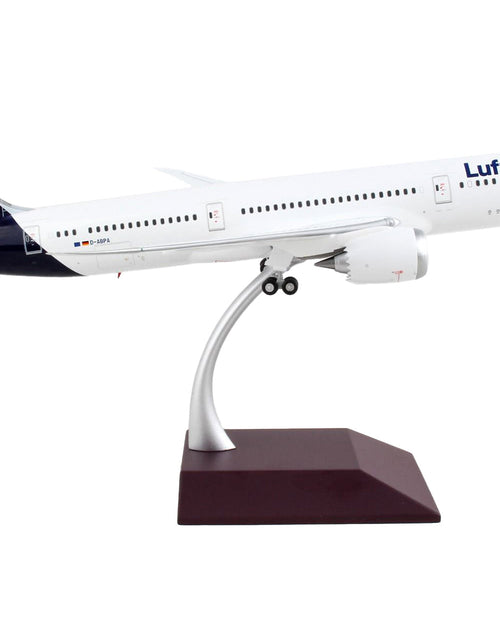 Load image into Gallery viewer, Boeing 787-9 Commercial Aircraft "Lufthansa" White with Blue Tail "Gemini 200" Series 1/200 Diecast Model Airplane by GeminiJets
