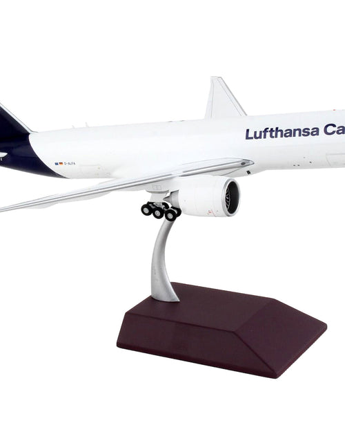 Load image into Gallery viewer, Boeing 777F Commercial Aircraft "Lufthansa Cargo" White with Blue Tail "Gemini 200" Series 1/200 Diecast Model Airplane by GeminiJets
