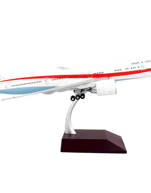 Load image into Gallery viewer, Boeing 777-300ER Commercial Aircraft "Japan Air Self-Defense Force (JASDF)" White with Red Stripes "Gemini 200" Series 1/200 Diecast Model Airplane by GeminiJets
