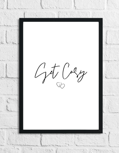 Load image into Gallery viewer, Get Cosy Heart Home Simple Home Wall Decor Print by WinsterCreations™ Official Store
