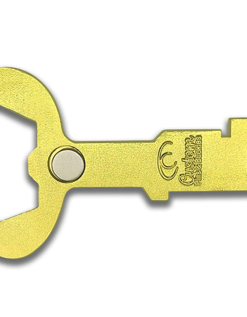 Load image into Gallery viewer, North Kern State Prison Magnet Bottle Opener by Custom Pins &amp; Buckles
