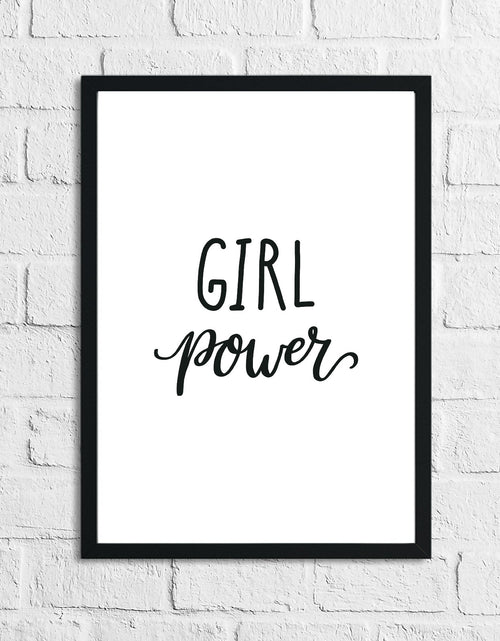 Load image into Gallery viewer, Scandinavian Girl Power Children's Nursery Bedroom Wall Decor Print by WinsterCreations™ Official Store
