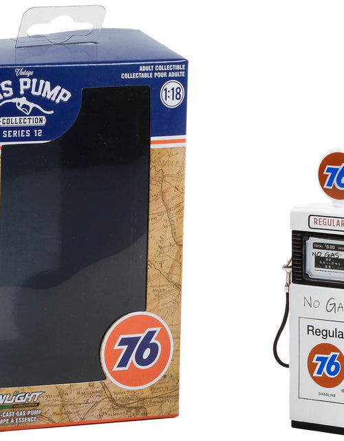 Load image into Gallery viewer, 1951 Wayne 505 Gas Pump "Union 76 Regular Gasoline" "No Gas" White "Vintage Gas Pumps" Series 12 1/18 Diecast Model by Greenlight
