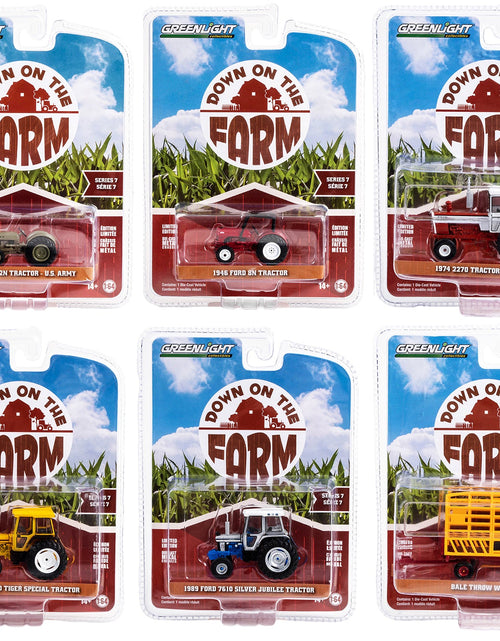 Load image into Gallery viewer, "Down on the Farm" Series Set of 6 pieces Release 7 1/64 Diecast Models by Greenlight

