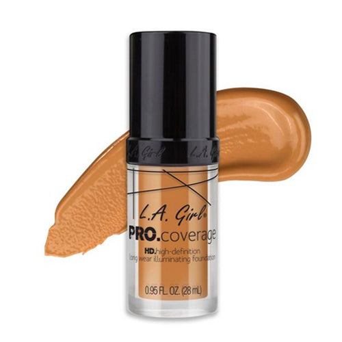 Load image into Gallery viewer, L.A. Girl Pro Coverage Illuminating Foundation - Nude Beige
