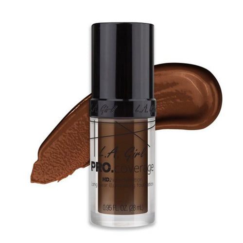 Load image into Gallery viewer, L.A. Girl Pro Coverage Illuminating Foundation - Chocolate
