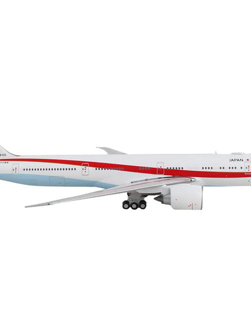 Load image into Gallery viewer, Boeing 777-300ER Commercial Aircraft "Japan Air Self-Defense Force" White with Red Stripes "Gemini Macs" Series 1/400 Diecast Model Airplane by GeminiJets
