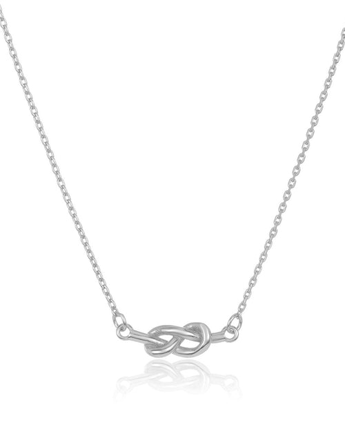 Load image into Gallery viewer, Sterling Silver Infinity Love Knot Necklace by Sterling Forever
