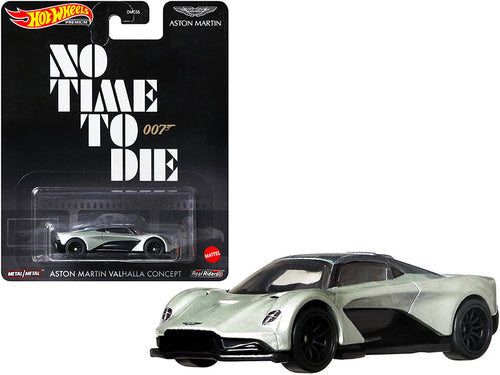 Load image into Gallery viewer, Aston Martin Valhalla Concept Light Green Metallic with Dark Green Top (James Bond 007) "No Time to Die" (2021) Movie Diecast Model Car by Hot Wheels
