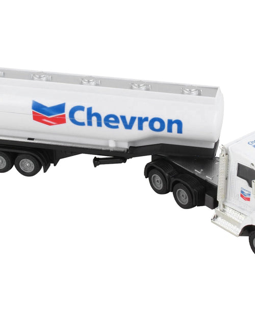 Load image into Gallery viewer, Chevron Tanker Truck White "Chevron" 1/50 Diecast Model by Daron
